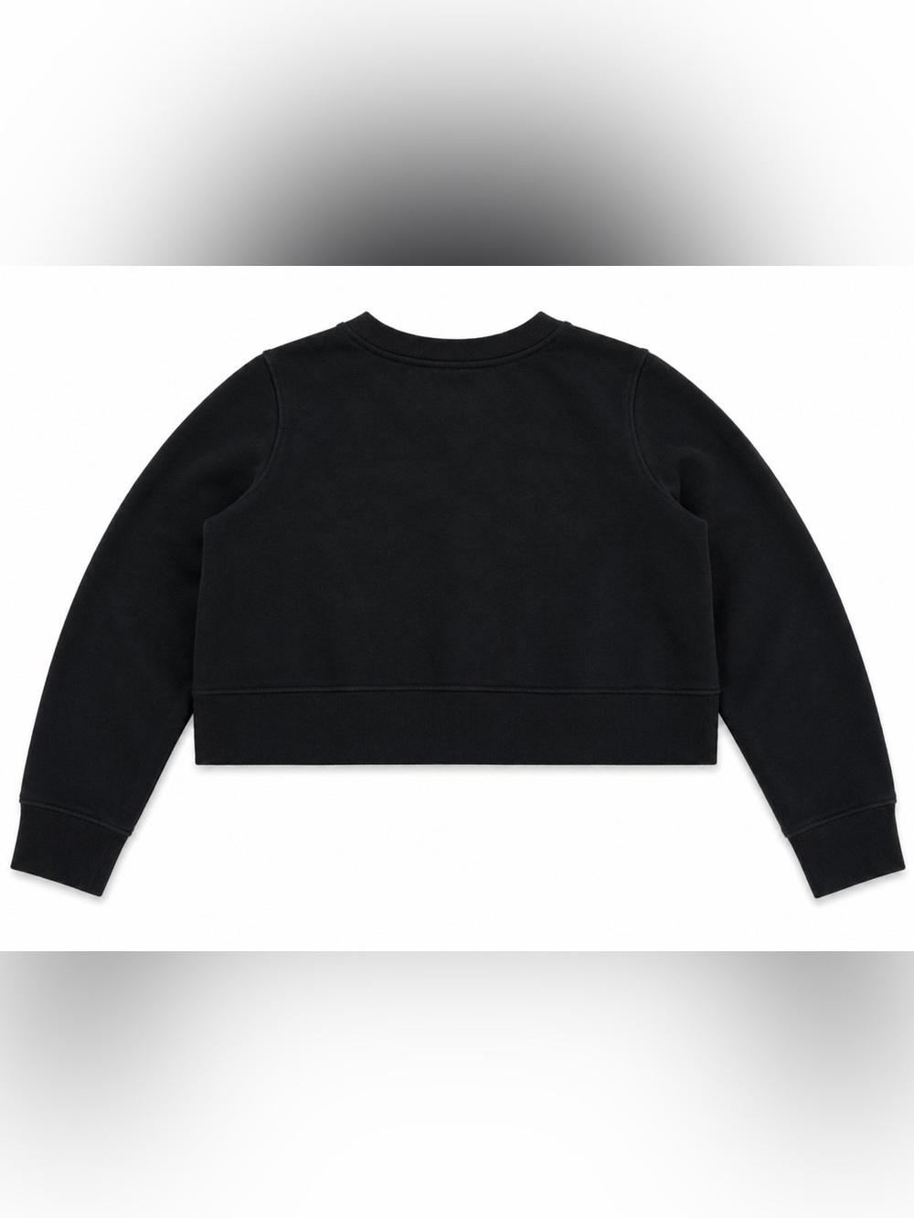 Nike Women's Cropped Crewneck Sweatshirt Size
Small Black Pullover - Picture 4 of 9